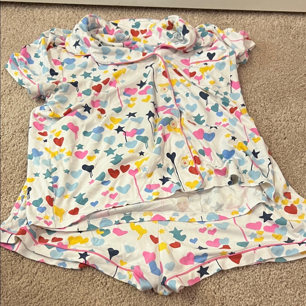 Roller rabbit heart pajama